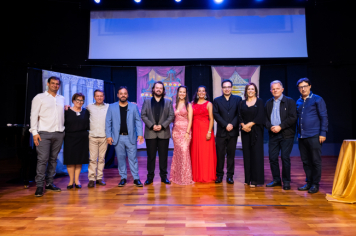 Foto - CINE TEATRO EM PEDRINHAS PAULISTA É PALCO DE ESPETÁCULO DE ÓPERA “NESSUN DORMA”.