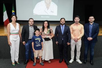 Foto - HOMENAGEM AOS 150 ANOS DA IMIGRAÇÃO ITALIANA NO BRASIL.