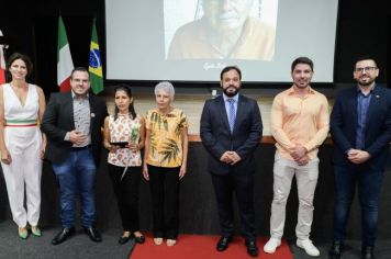 Foto - HOMENAGEM AOS 150 ANOS DA IMIGRAÇÃO ITALIANA NO BRASIL.