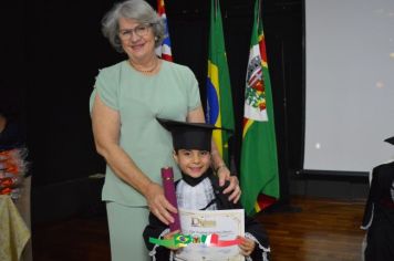 Foto - FORMATURA DOS ALUNOS DA EMEI. FRANCESCO ROMANO.