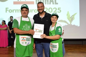 Foto - FORMATURA DO PROJETO “FEIRA DO PRODUTOR RURAL”