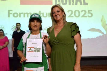 Foto - FORMATURA DO PROJETO “FEIRA DO PRODUTOR RURAL”