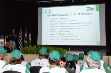 Foto - FORMATURA DO PROJETO “FEIRA DO PRODUTOR RURAL”