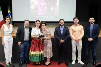 Foto - HOMENAGEM AOS 150 ANOS DA IMIGRAÇÃO ITALIANA NO BRASIL.