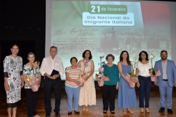 Foto - COMEMORAÇÃO AO DIA NACIONAL DO IMIGRANTE ITALIANO.