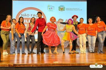CRAS DE PEDRINHAS PAULISTA REALIZA AÇÃO PARA A CONSCIENTIZAÇÃO DO COMBATE AO BULLYING NAS ESCOLAS.