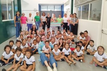 PREFEITURA MUNICIPAL DE PEDRINHAS PAULISTA REALIZA ENTREGA DE KITS DE ESCOVAÇÃO PARA ALUNOS DA REDE PUBLICA.