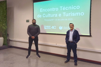 PEDRINHAS PAULISTA MARCA PRESENÇA EM ENCONTRO TÉCNICO DE CULTURA E TURISMO.