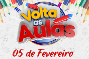 VOLTA AS AULAS DA REDE MUNICIPAL DE ENSINO.