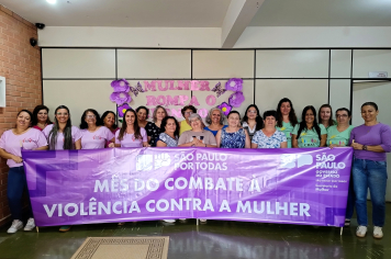AGOSTO LILÁS – PEDRINHAS PAULISTA NA MOBILIZAÇÃO: SÃO PAULO POR TODAS.