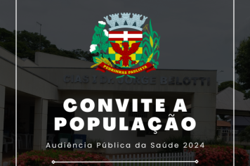 CONVITE A POPULAÇÃO.