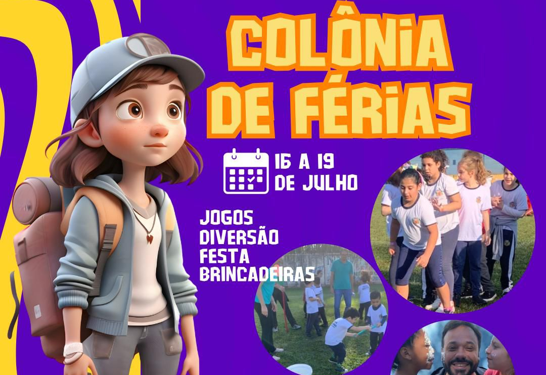 3ª EDIÇÃO DA COLÔNIA DE FÉRIAS.