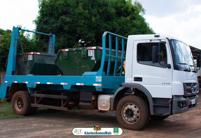 A SECRETARIA DE OBRAS, SERVIÇOS, AGRICULTURA E MEIO AMBIENTE DE PEDRINHAS PAULISTA FORNECE SERVIÇO DE EMPRÉSTIMO DE CAÇAMBA GRATUITAMENTE PARA O MUNICÍPIO