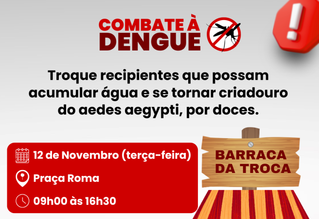 PREFEITURA PROMOVE MAIS UMA EDIÇÃO DA BARRACA DA TROCA.