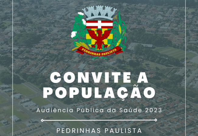 CONVITE A POPULAÇÃO.