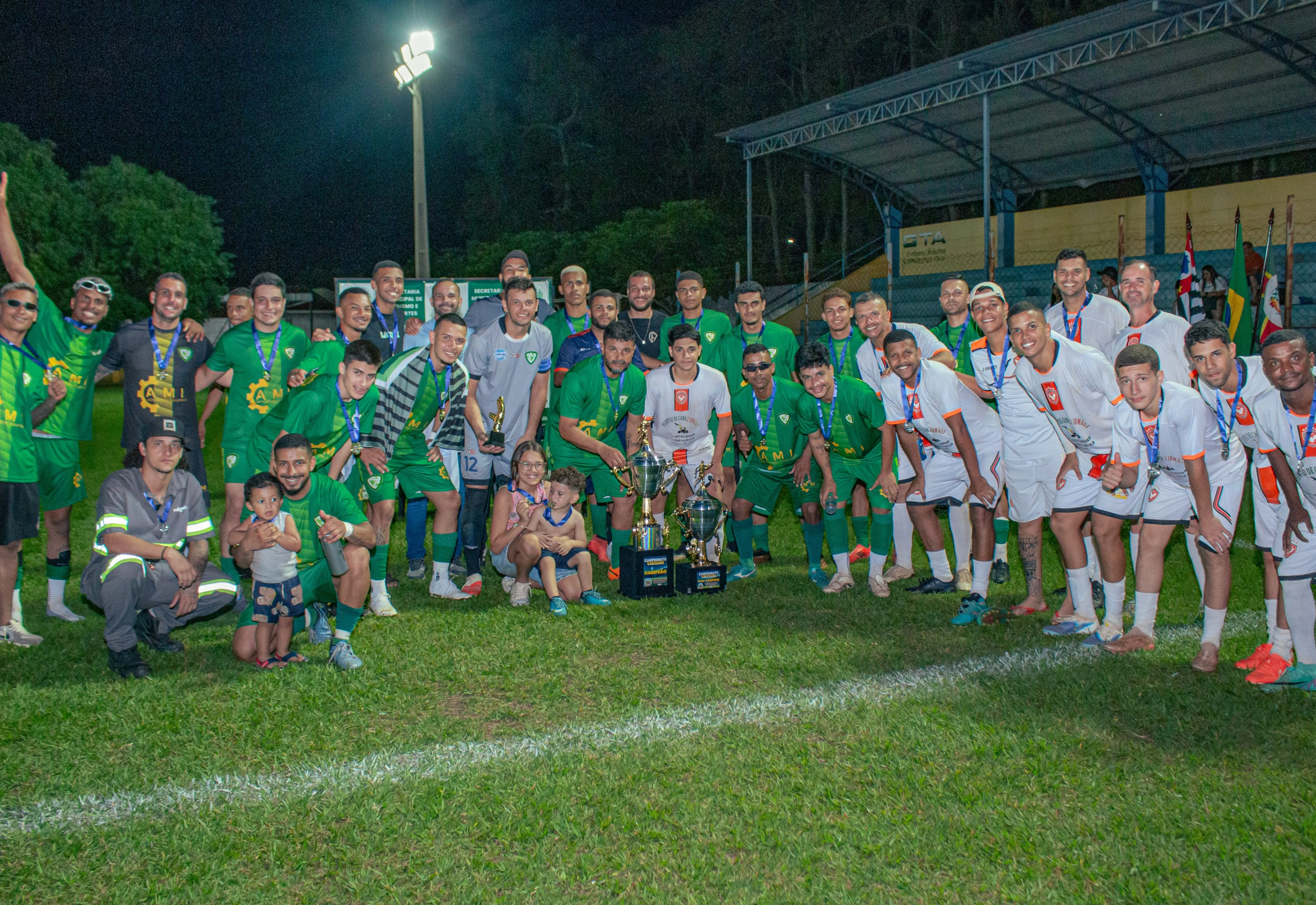 EQUIPE REC DE TARUMÃ É BICAMPEÃ DO CAMPEONATO VARZEANO DE FUTEBOL.