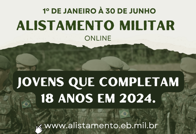ALISTAMENTO MILITAR DE 2024.