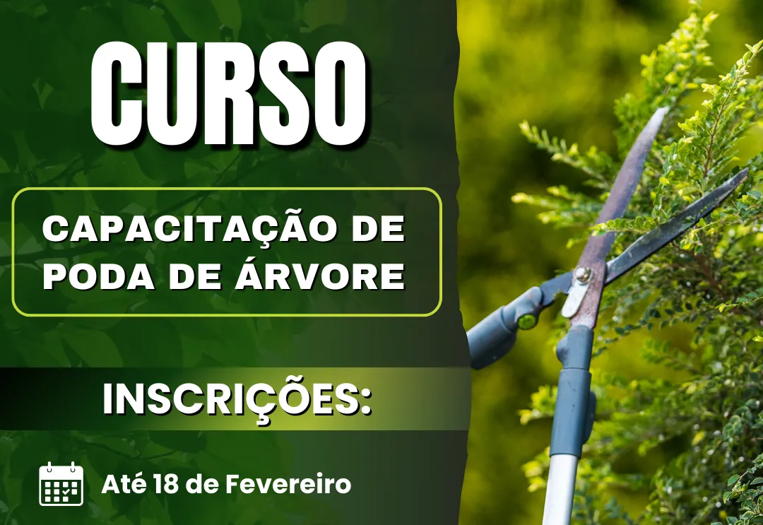 PREFEITURA DE PEDRINHAS PAULISTA OFERECE CURSO GRATUITO DE CAPACITAÇÃO EM PODA DE ÁRVORES.
