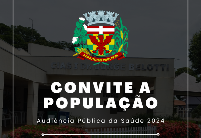 CONVITE A POPULAÇÃO.